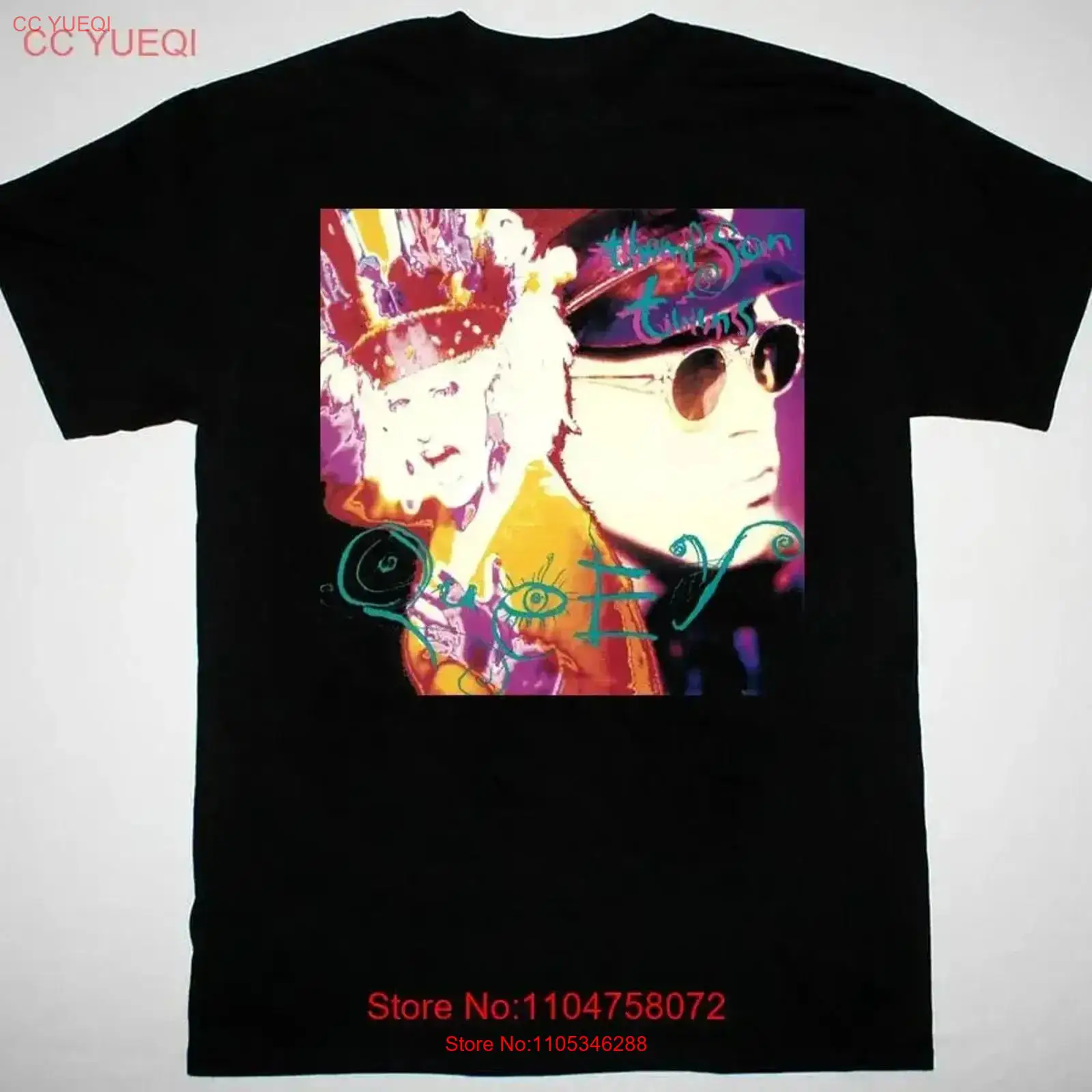 Vintage Queer Fashion - Maglietta nera Queer Album Thompson Twins