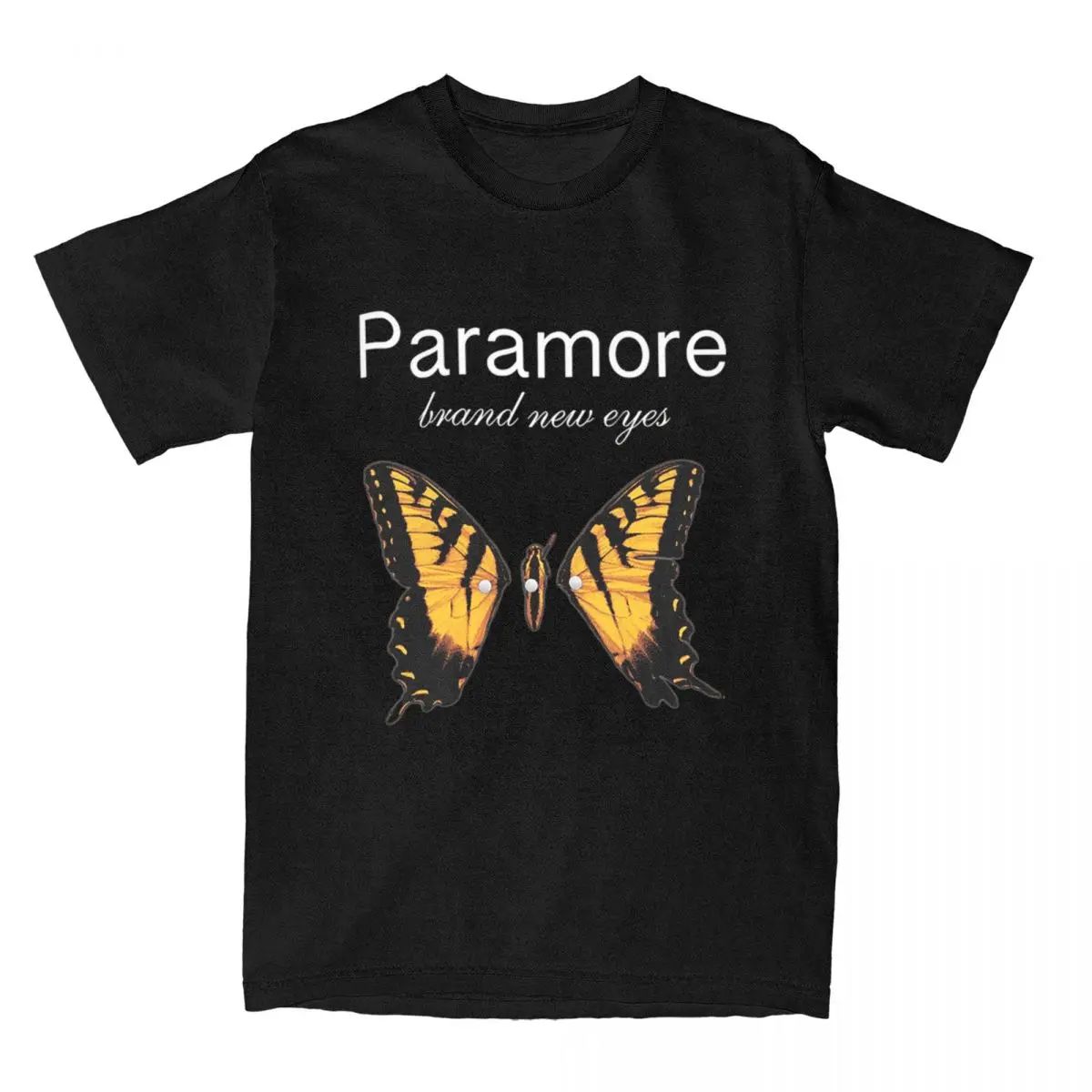 Vintage Fashion Outfits Men - Y2K Moda Casual T-shirt Paramore Farfalla