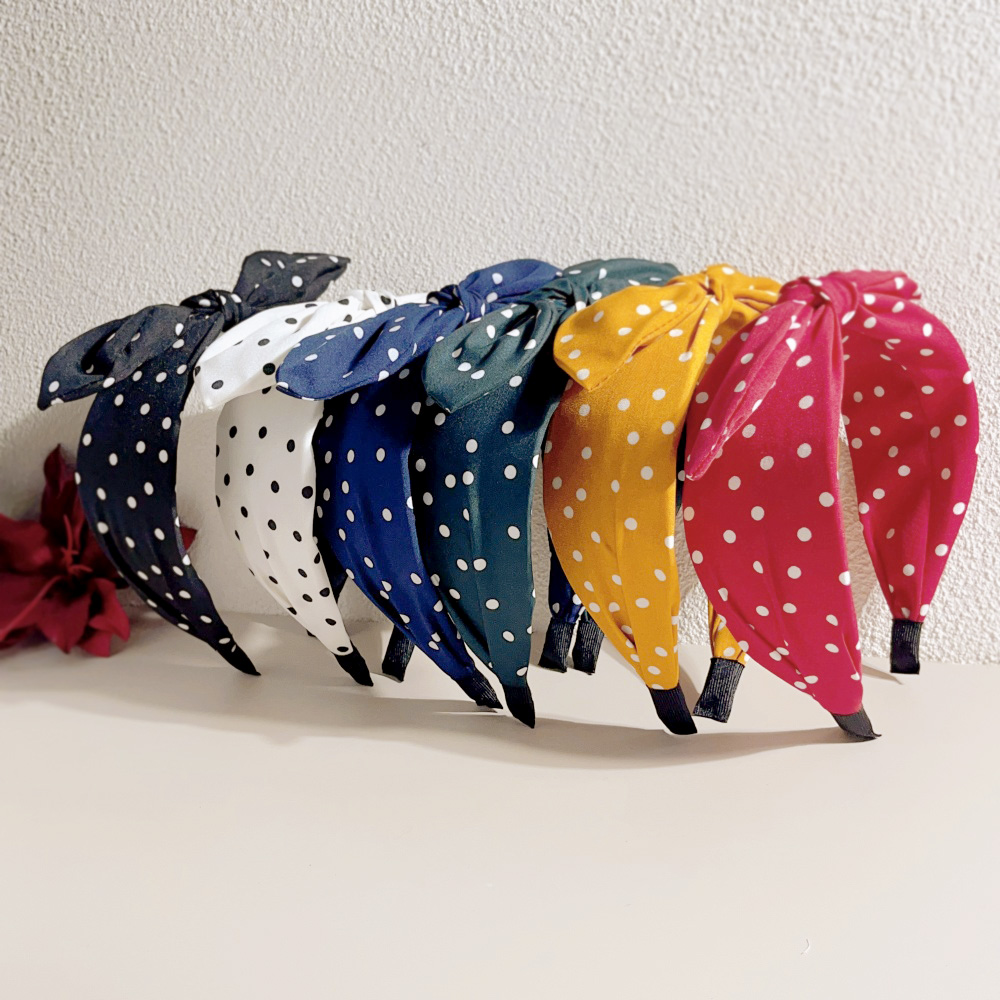 Vintage Fashion Wholesale - Boho Dots Fasce per capelli larghe