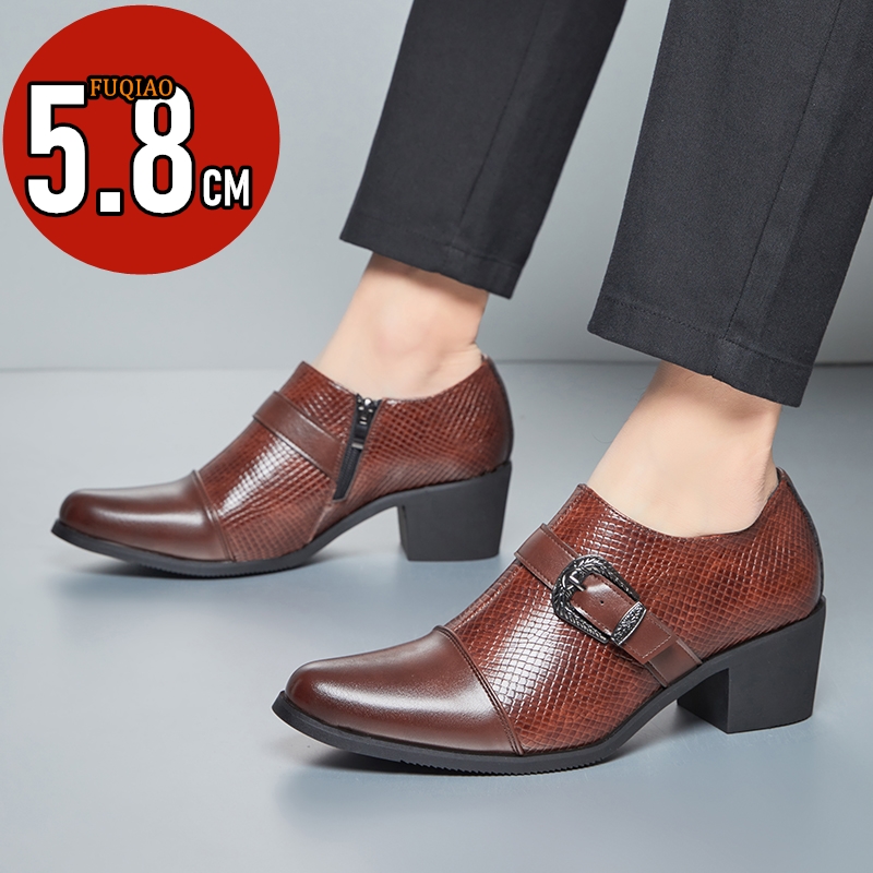 Vintage Fashion Prints - Scarpe in pelle con tacco alto