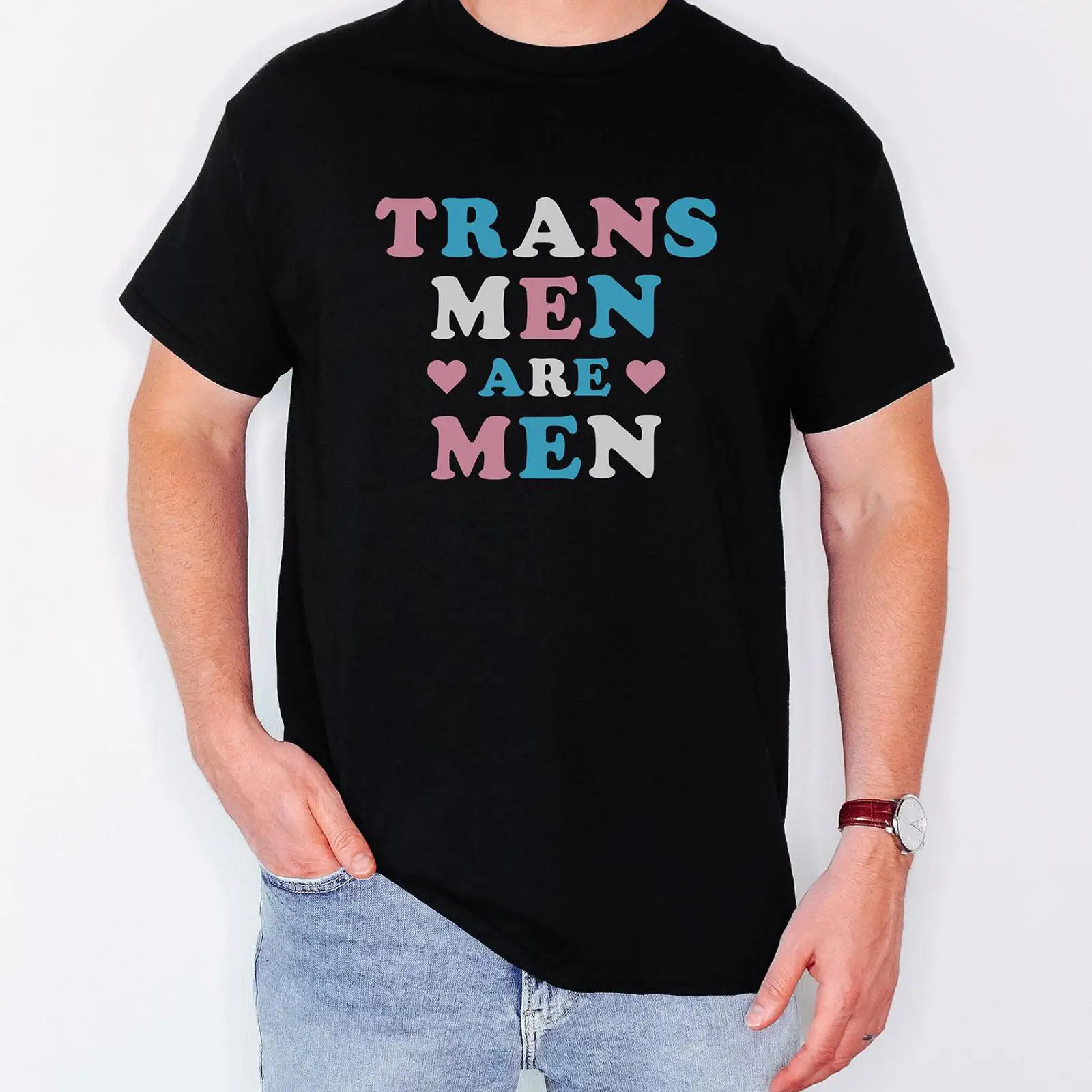 Vintage Queer Fashion - Maglietta Trans Men Are Pride LGBTQ