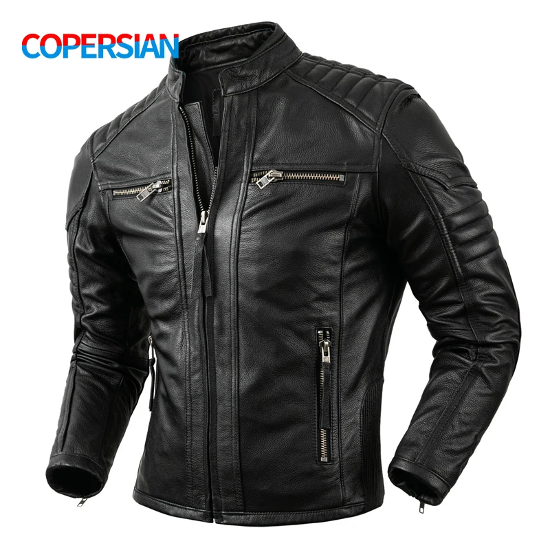 Vintage Fashion Outfits Men - 2023 nuova moto causale cappotto in