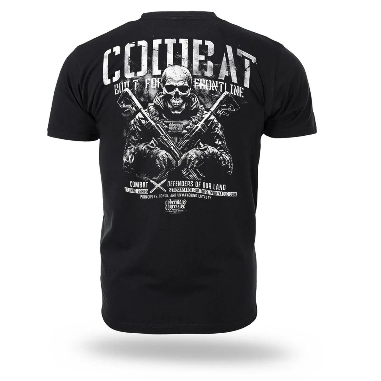 Vintage Fashion Herren - T-shirt DOBERMANS AGGRESSIVE da uomo, stile