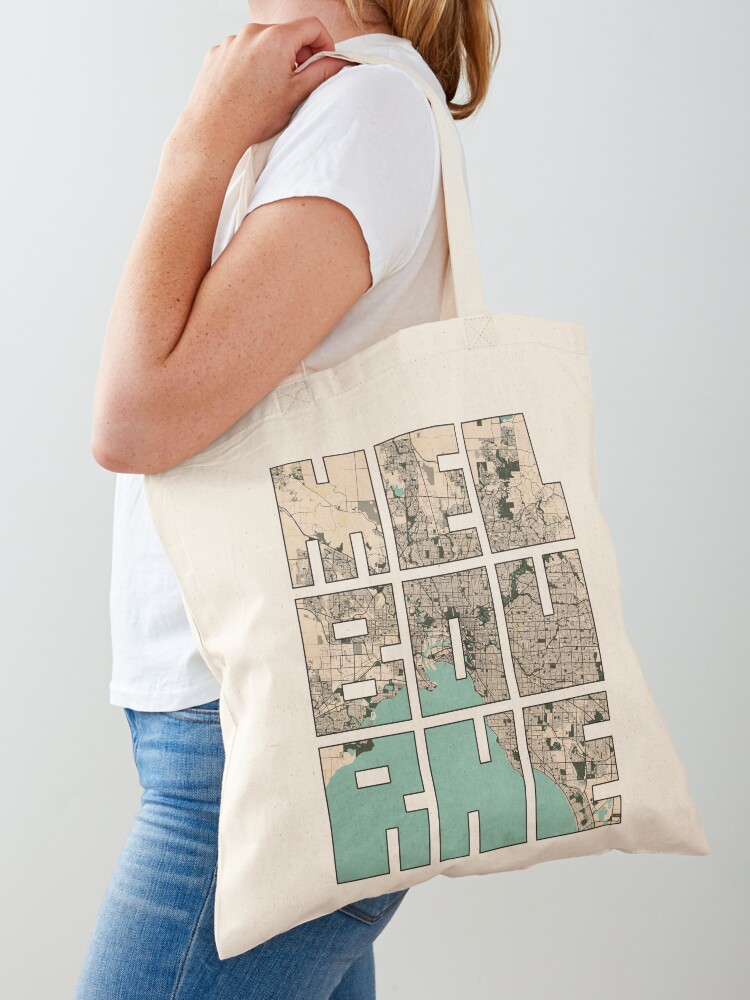 Vintage Fashion Melbourne - Mappa della città di Melbourne, Australia