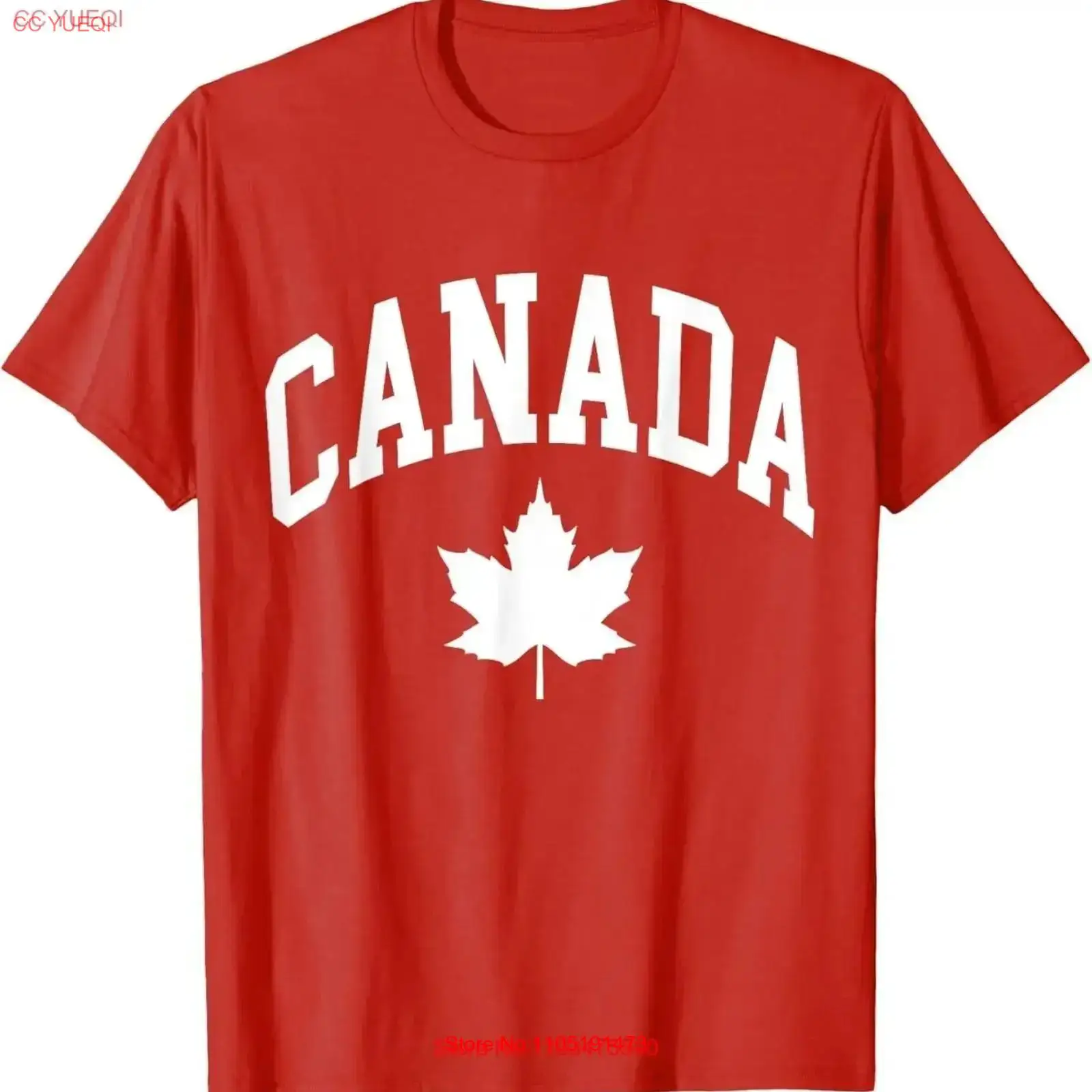 Vintage Fashion Canada - T-shirt con bandiera canadese canadese vintage