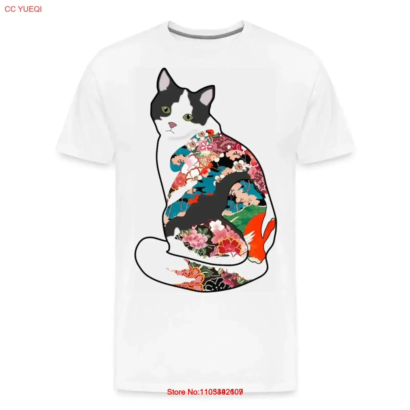 Vintage Fashion Collage - T-shirt Premium da Uomo Collage Cat,