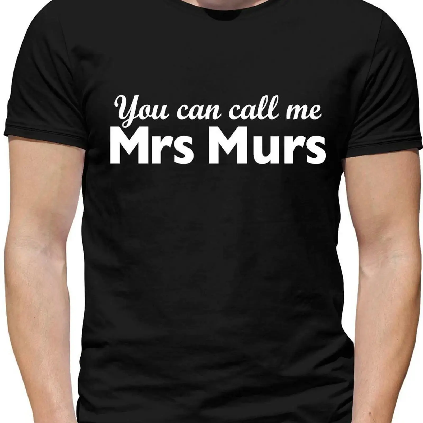 Vintage Fashion Herren - Maglietta da uomo Call Me Mrs