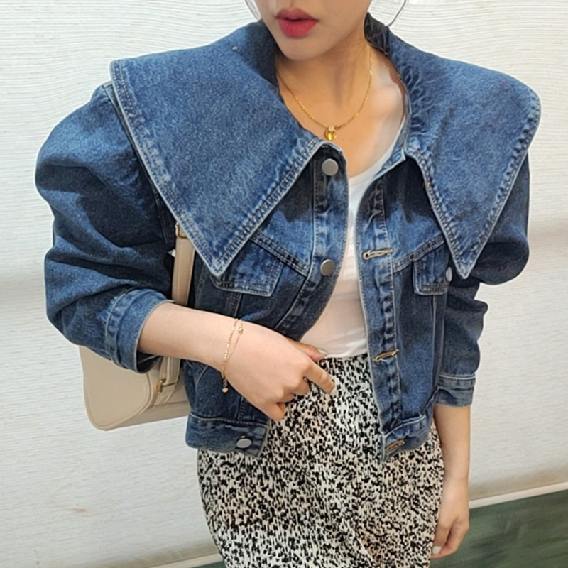 Vintage Fashion Dolls - Giacca Corta in Denim da Donna