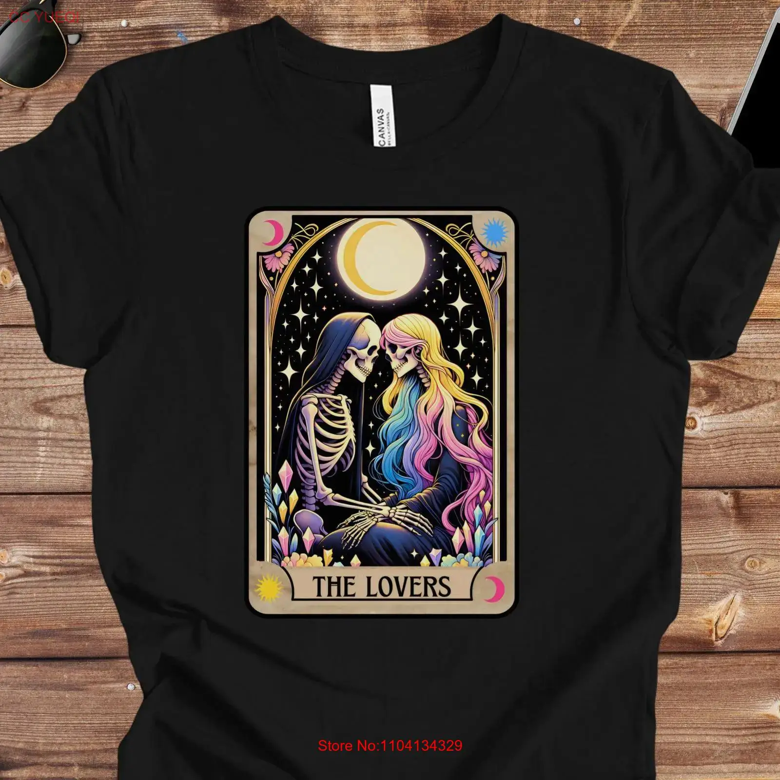 Vintage Queer Fashion - T-shirt con bandiera dei colori dei