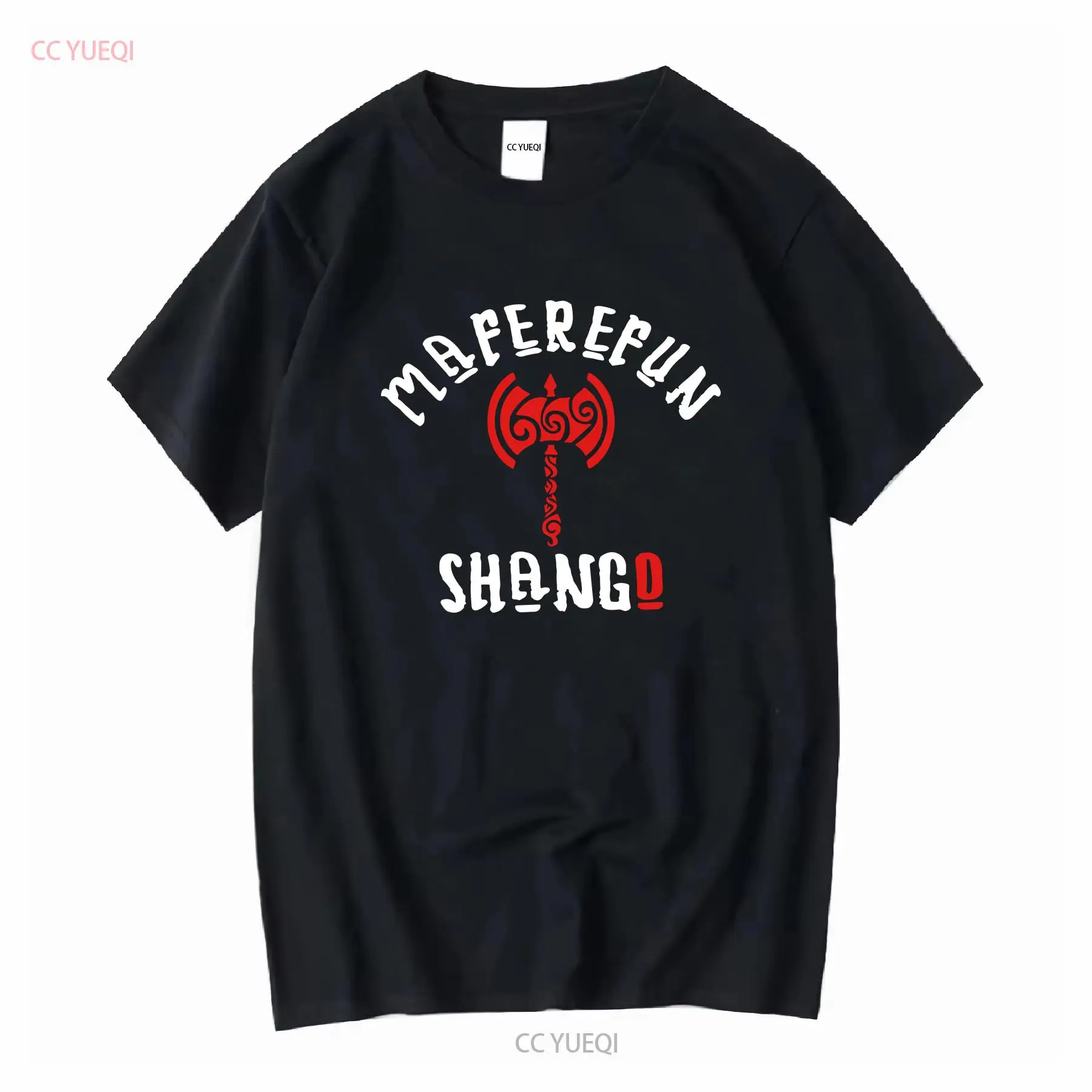 Vintage Yoruba Fashion - Shango Santeria Papa Chango T camicia