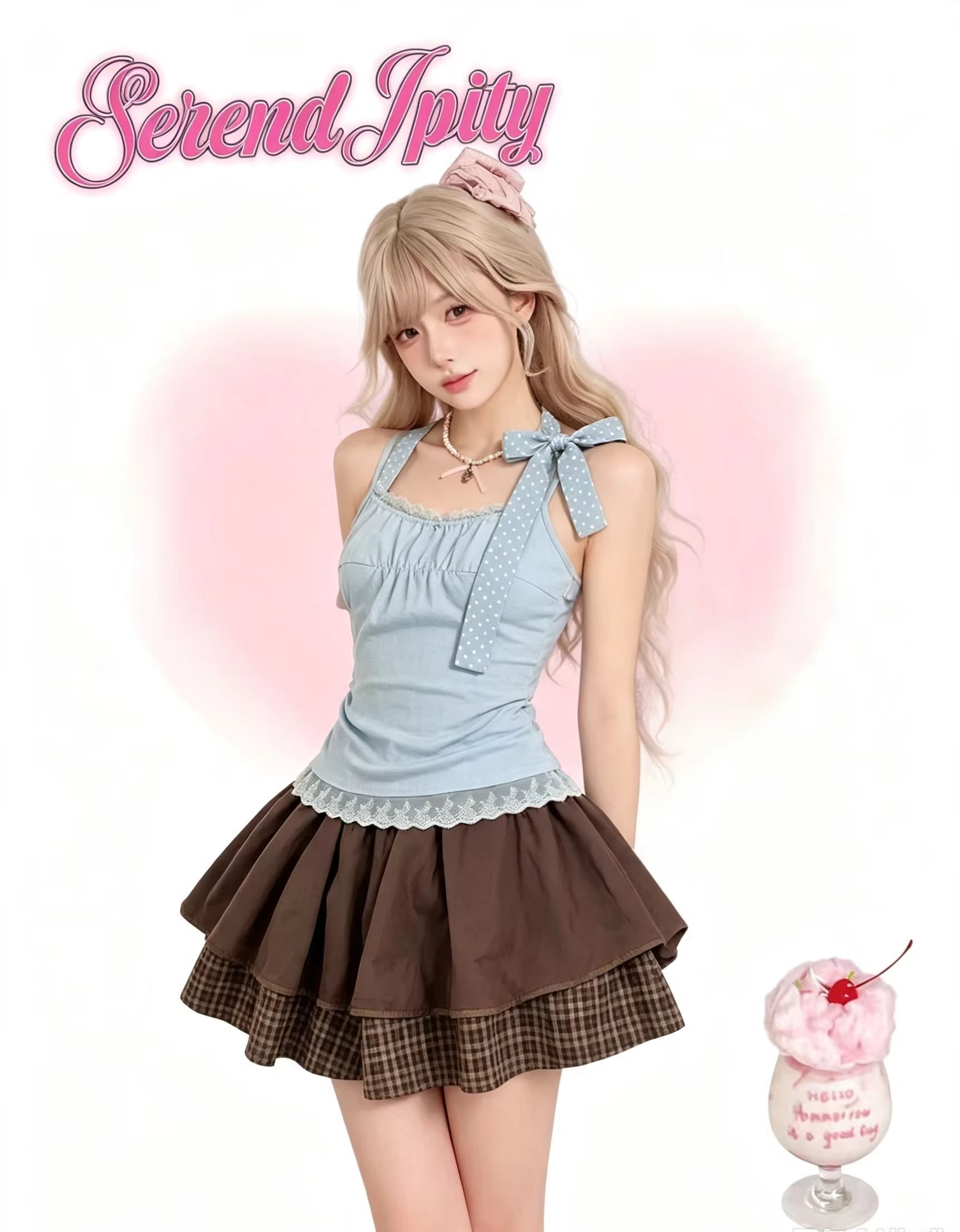 Vintage Fashion Pieces - Completo Vintage Y2K Harajuku Giapponese Sweet