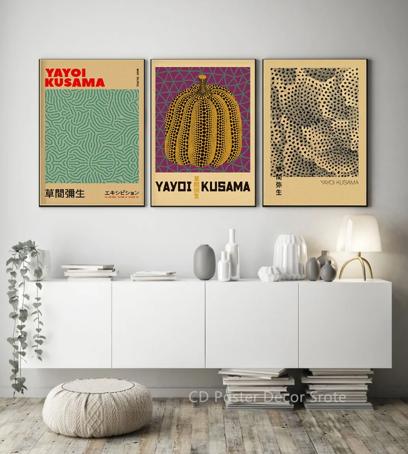 Yayoi Kusama Mostra Poster Zuc - Vintage Fashion Wallpaper recensione e prezzo