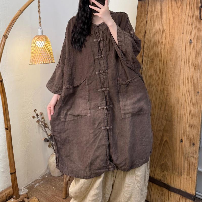 Camicetta lunga allentata con  - Tie Dye Shirt Vintage recensione e prezzo
