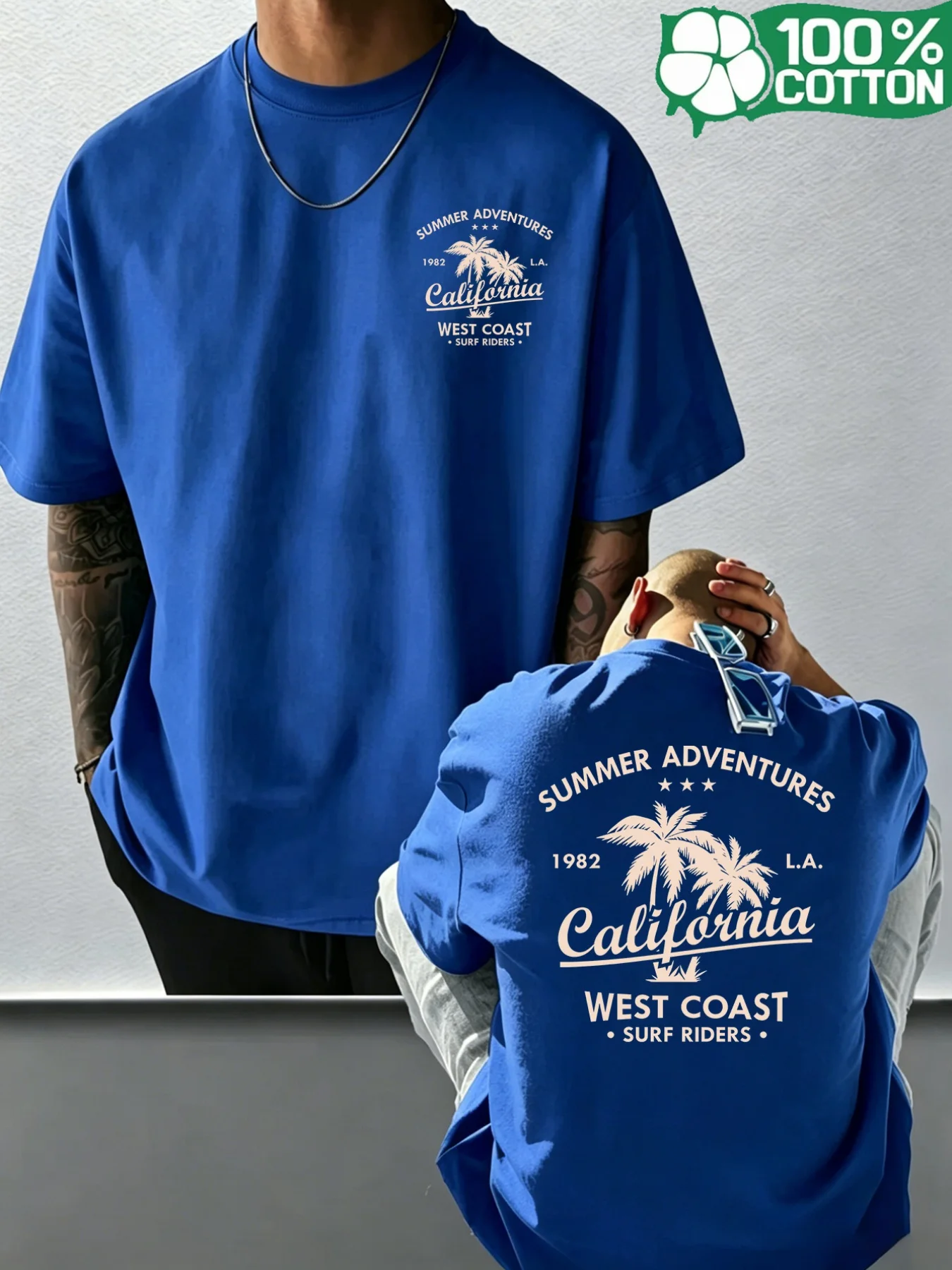 T-Shirt da Uomo California 100 - Vintage Flannel Shirt recensione e prezzo