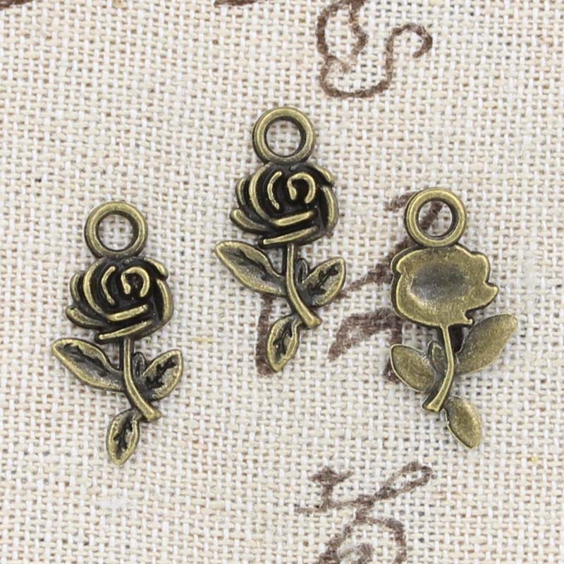 20 pezzi Charms fiore rosa 21x - Vintage Urban Fashion recensione e prezzo
