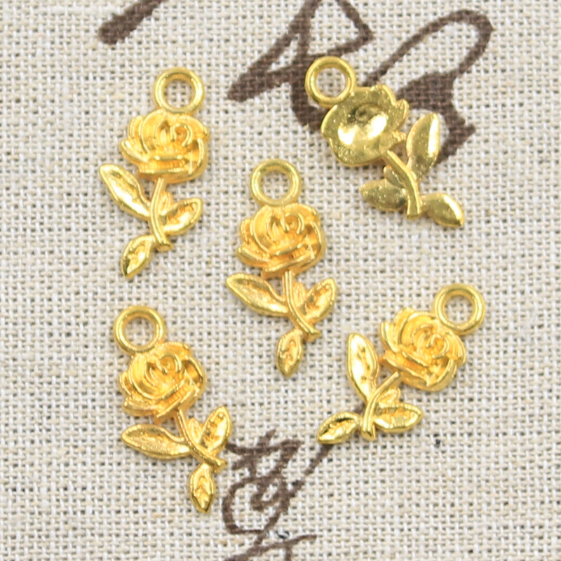 20 pezzi Charms fiore rosa 21x - Vintage Urban Fashion recensione e prezzo