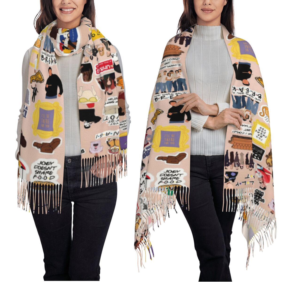 Vintage Friends TV Show Simbol - Vintage Fashion Collage recensione e prezzo