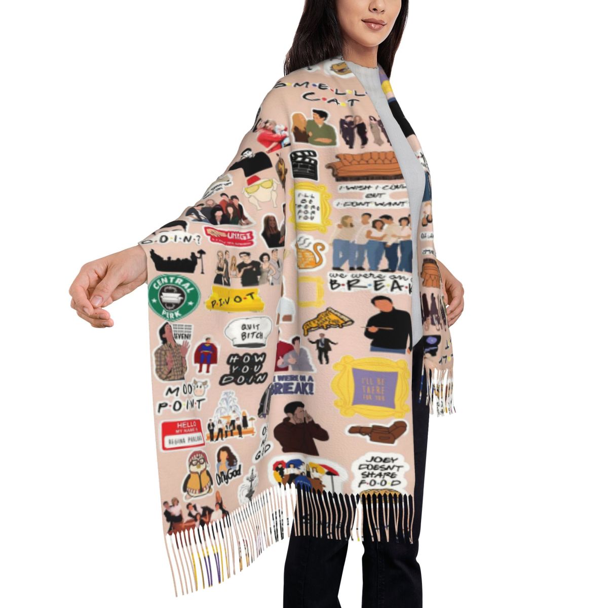 Vintage Friends TV Show Simbol - Vintage Fashion Collage recensione e prezzo