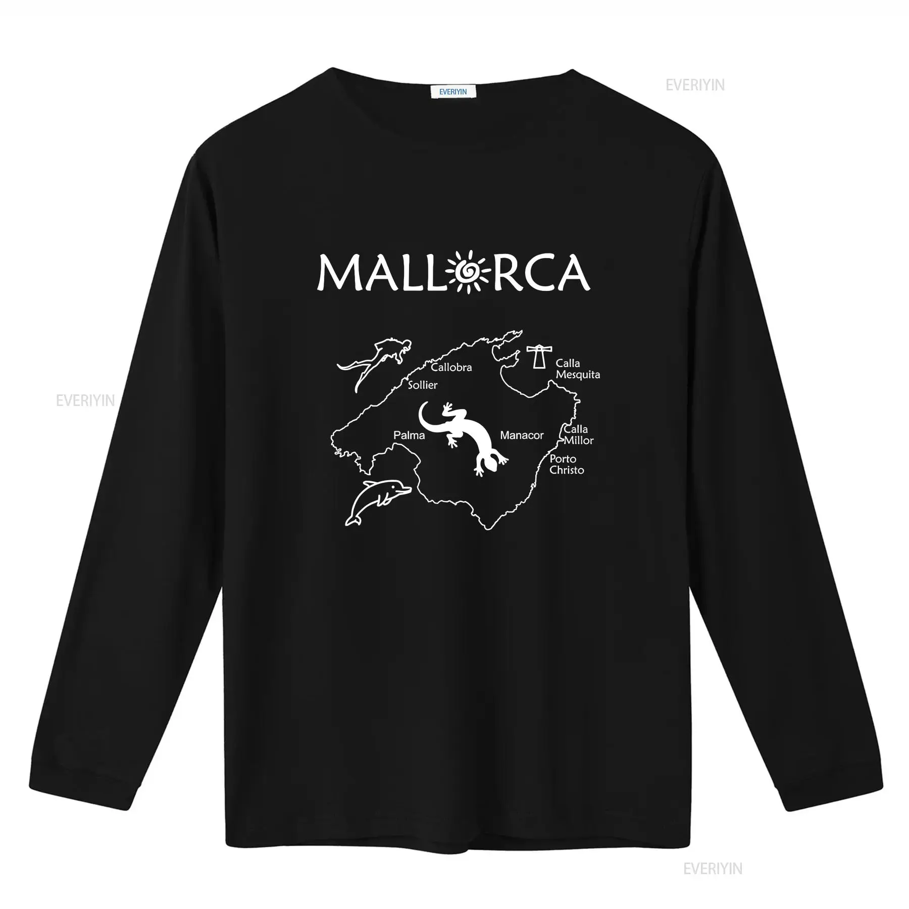 T-shirt con mappa di Maiorca,  - Vintage Fashion Guide recensione e prezzo