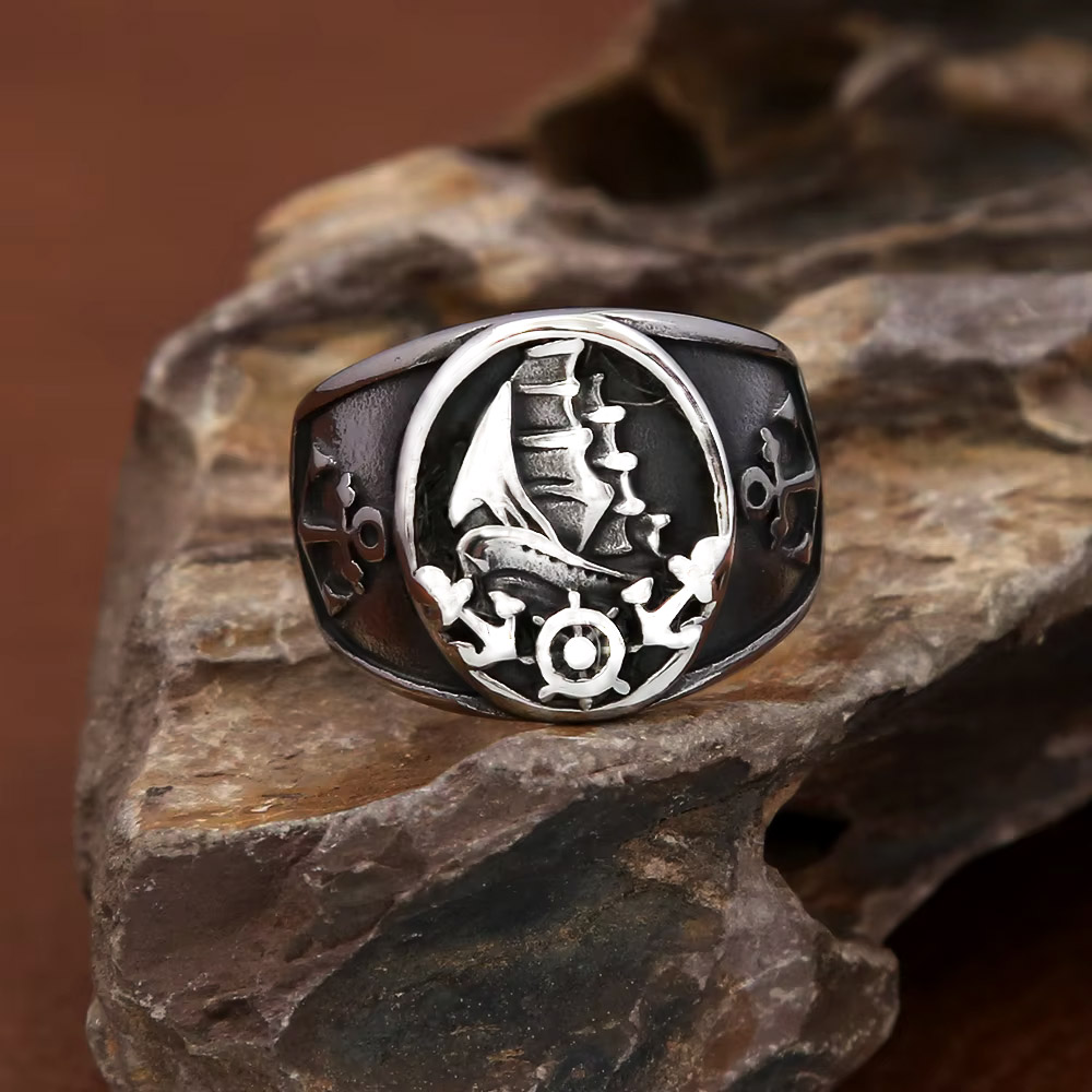 Anello Sigillo Vintage Nautico - Vintage Fashion Outfits Men recensione e prezzo