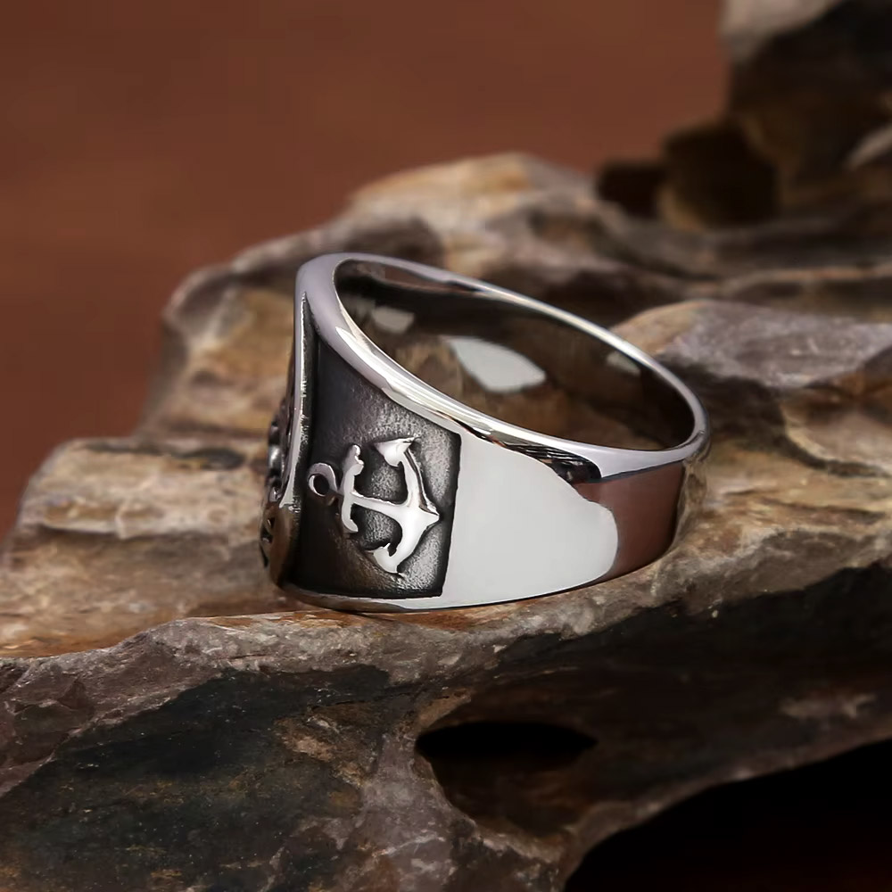 Anello Sigillo Vintage Nautico - Vintage Fashion Outfits Men recensione e prezzo