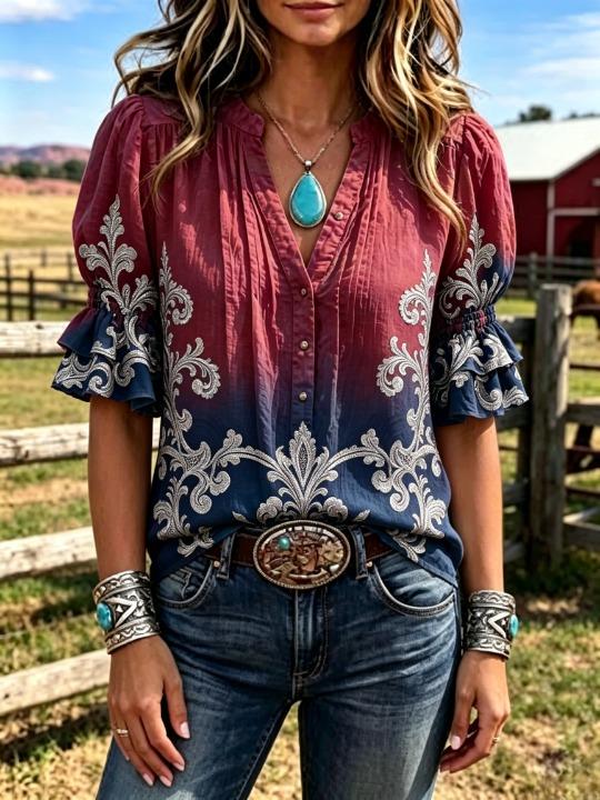 Camicetta da donna in stile we - Tie Dye Shirt Vintage recensione e prezzo