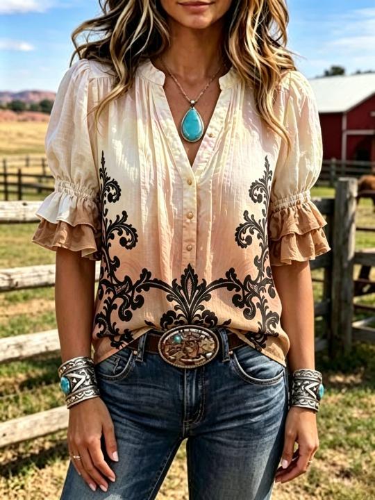 Camicetta da donna in stile we - Tie Dye Shirt Vintage recensione e prezzo