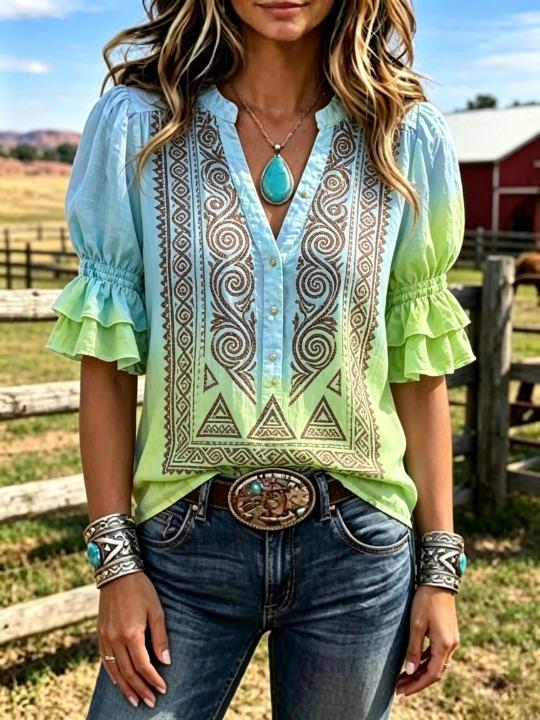 Camicetta da donna in stile we - Tie Dye Shirt Vintage recensione e prezzo