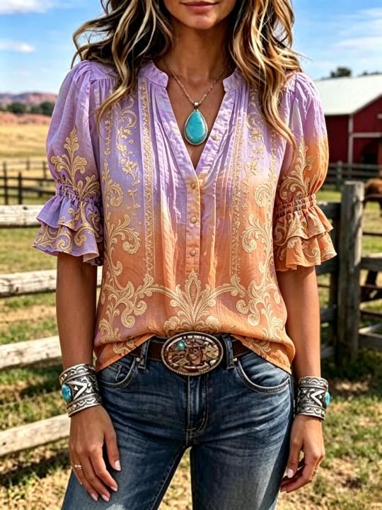 Camicetta da donna in stile we - Tie Dye Shirt Vintage recensione e prezzo
