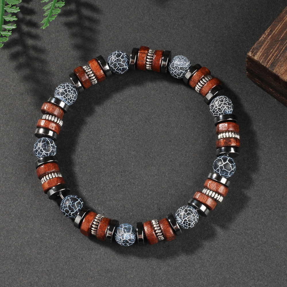 Bracciale da uomo in agata nat - Vintage Fashion Outfits Men recensione e prezzo
