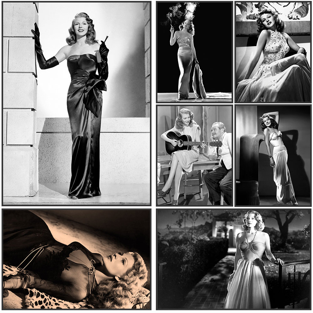 Poster di Rita Hayworth, bianc - Vintage Fashion Sketches recensione e prezzo