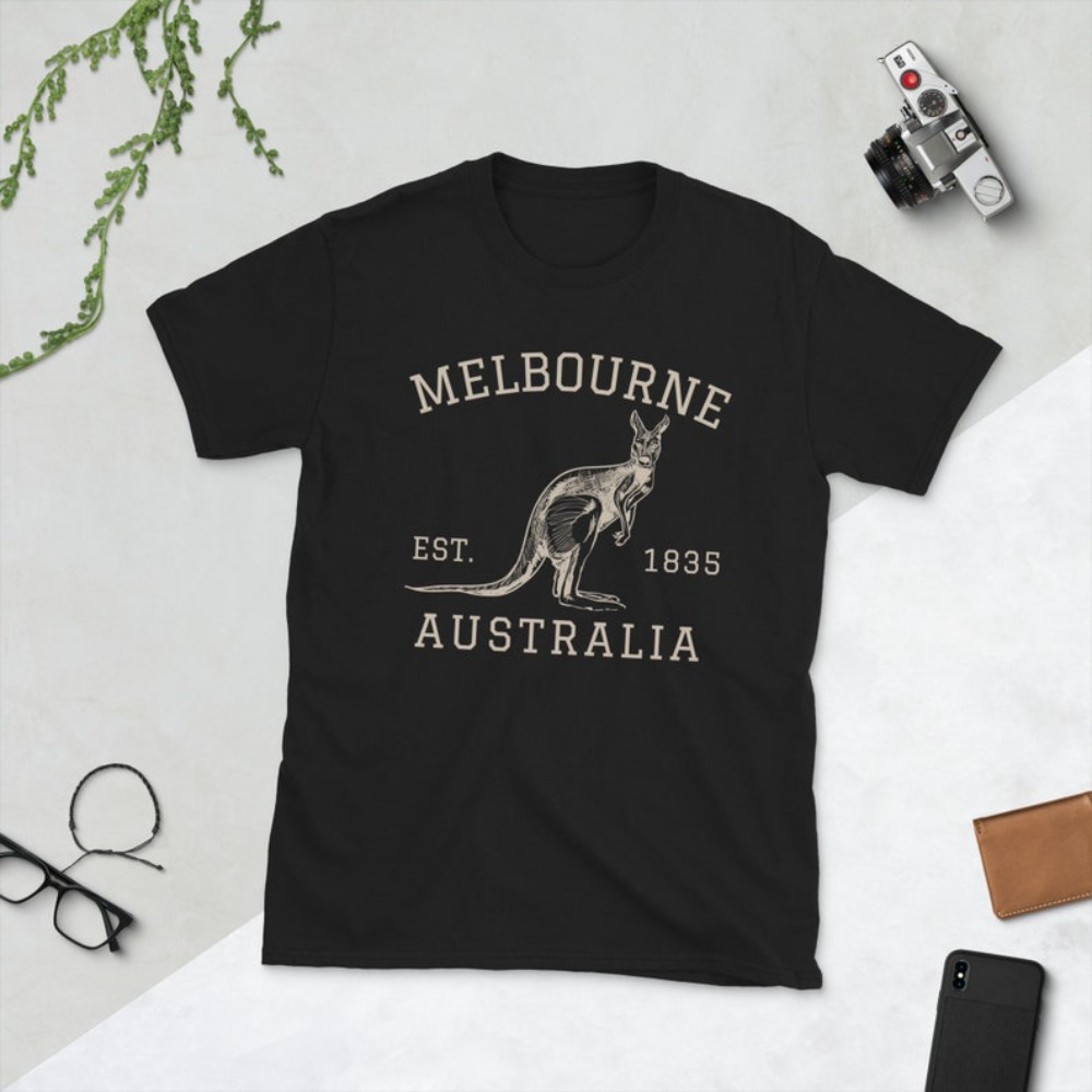 Melbourne Australia T-shirt Ca - Vintage Fashion Melbourne recensione e prezzo