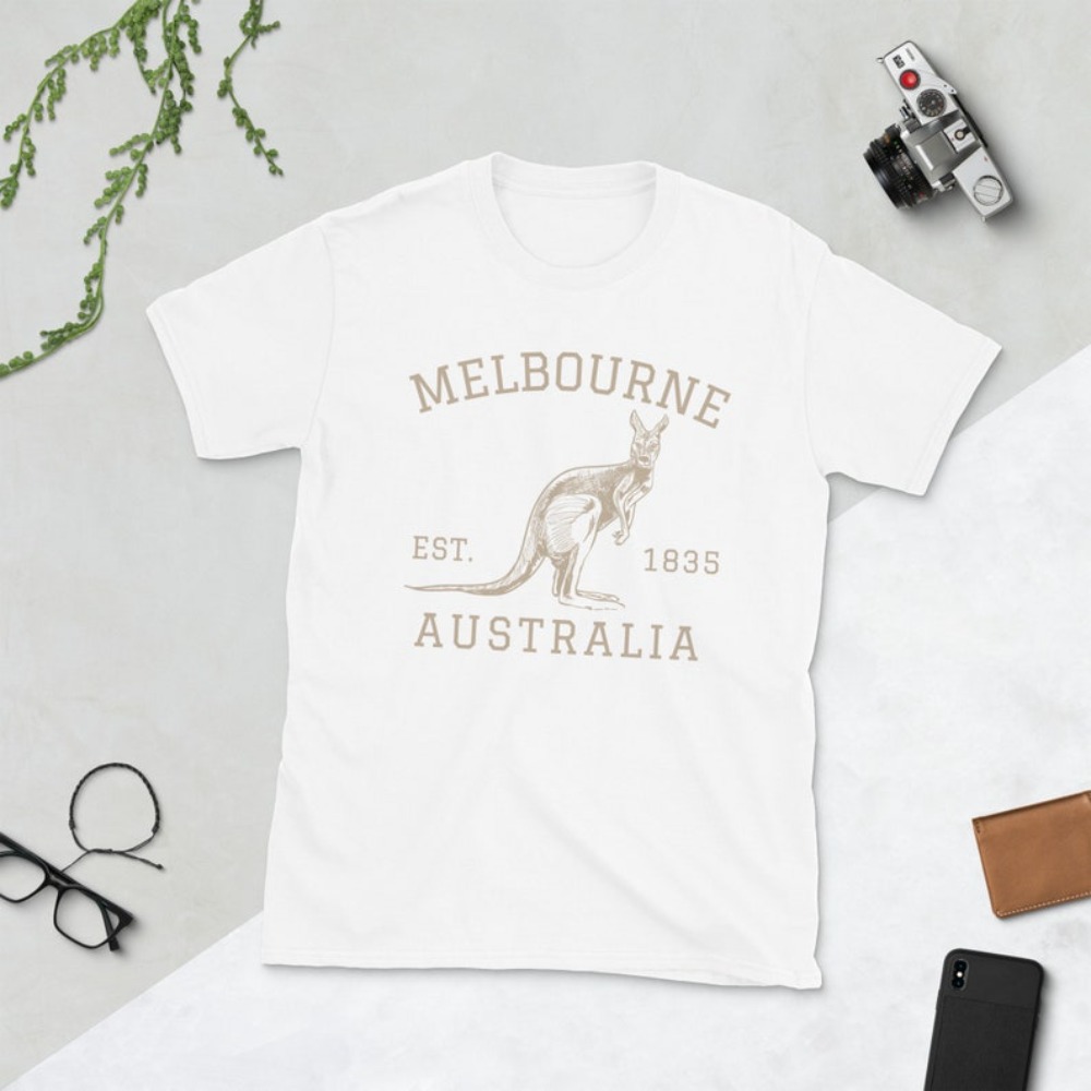 Melbourne Australia T-shirt Ca - Vintage Fashion Melbourne recensione e prezzo