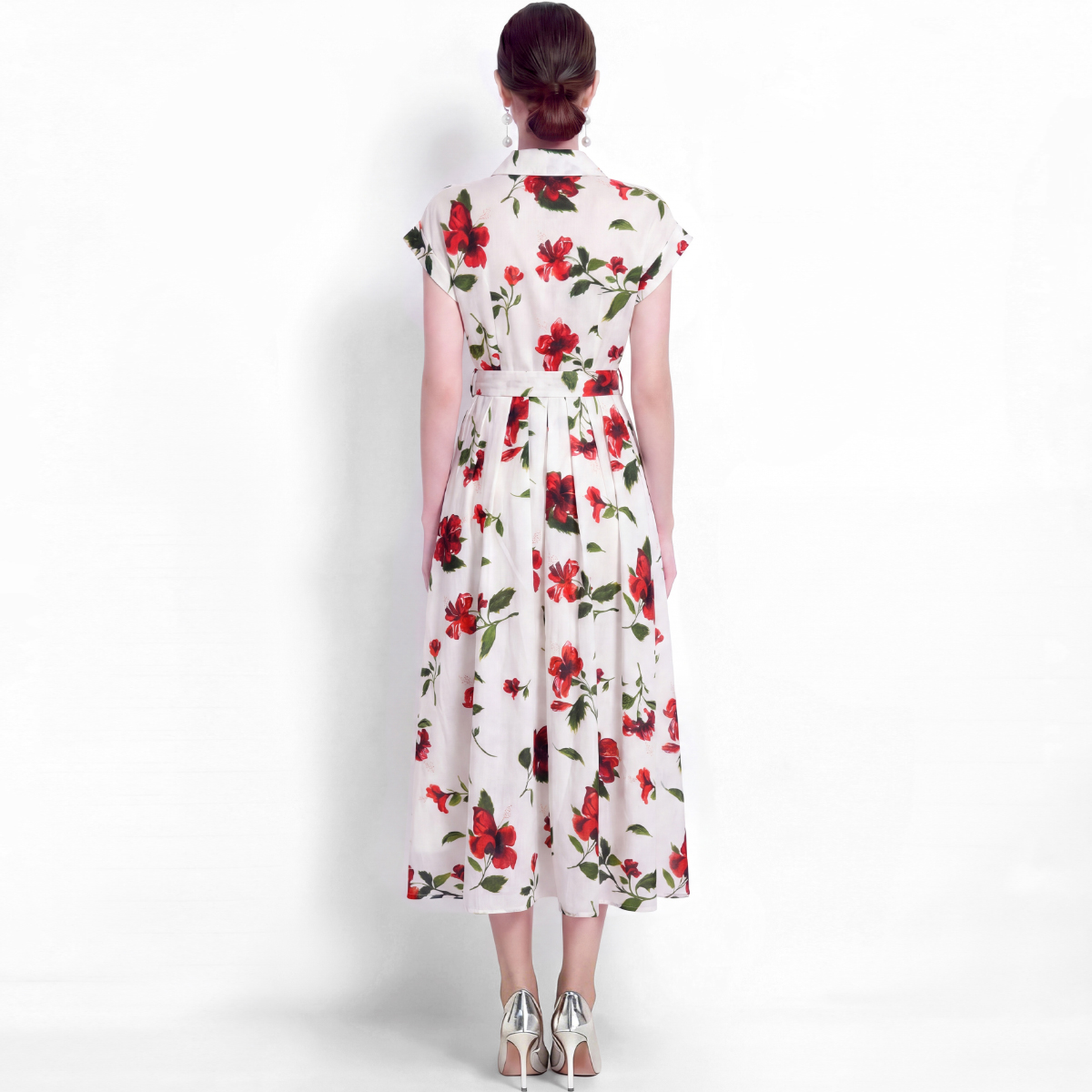 Elegante Abito Camicia Floreal - Vintage Fashion Collection recensione e prezzo