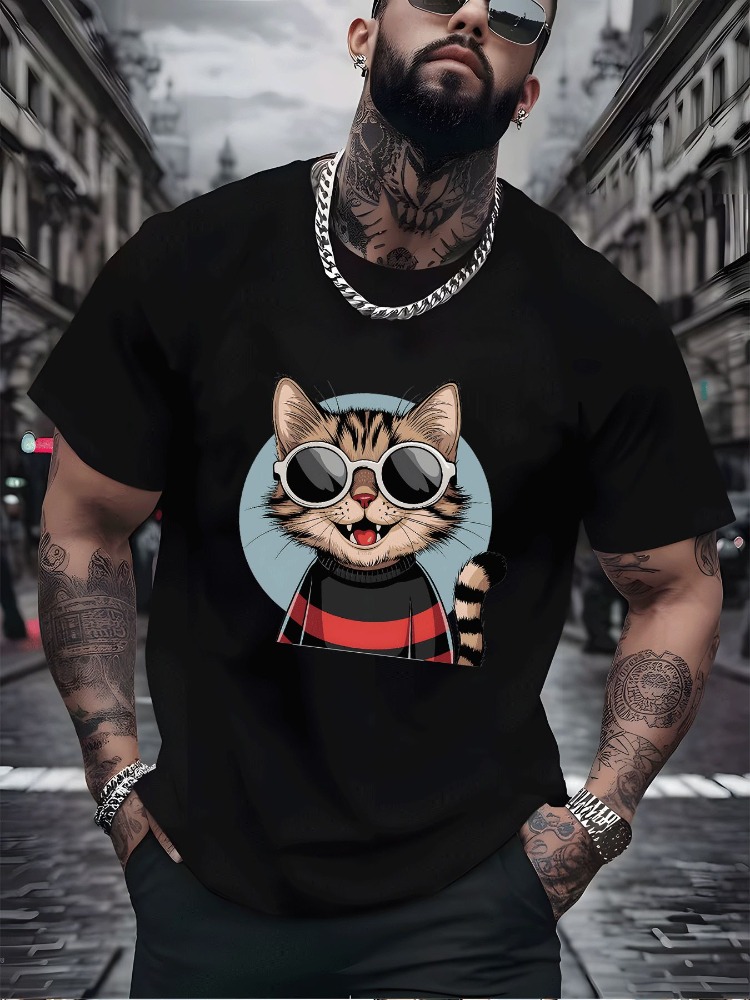 T-shirt vintage in cotone con  - Vintage Fashion Outfits Men recensione e prezzo