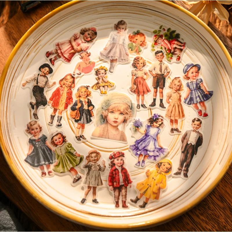 50 Pezzi di Adesivi Vintage pe - Vintage Fashion Dolls recensione e prezzo